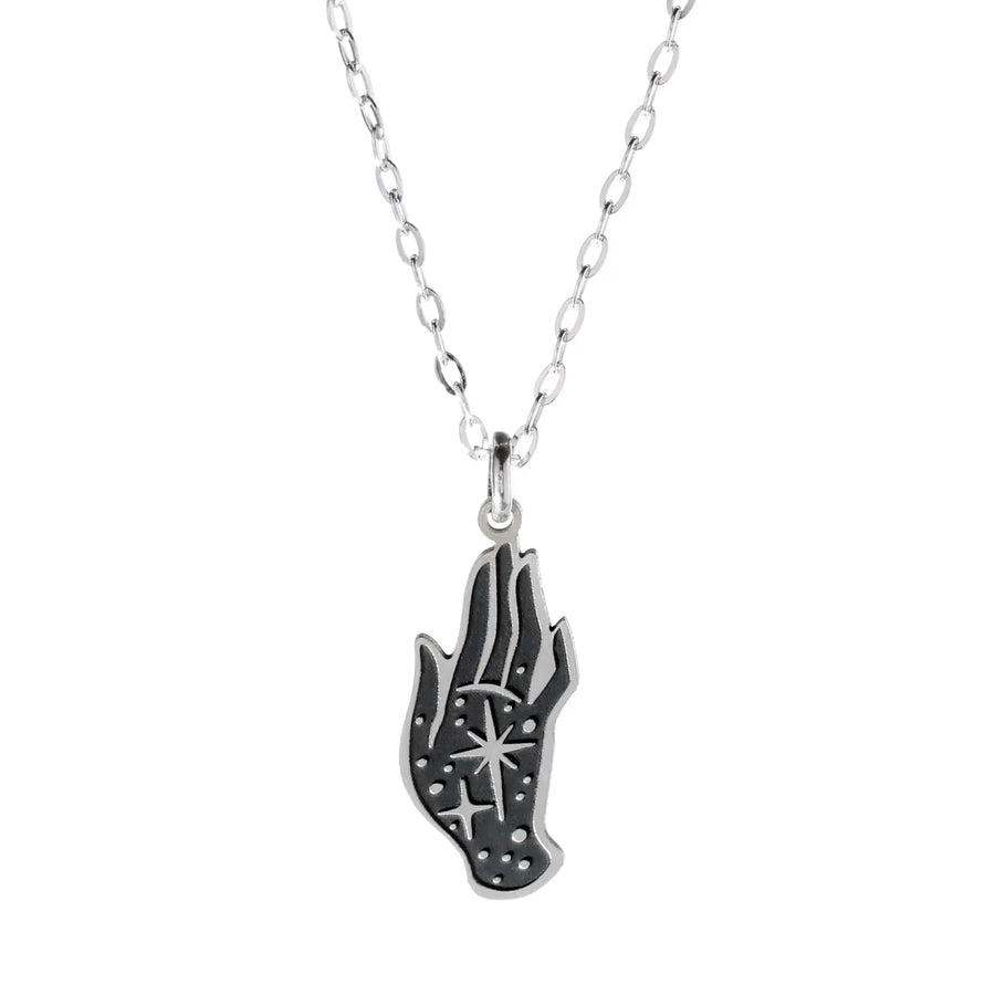 Celestial Meditation Hand Necklace