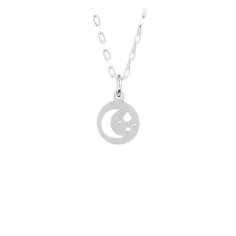 Crescent Moon Night Petite Necklace