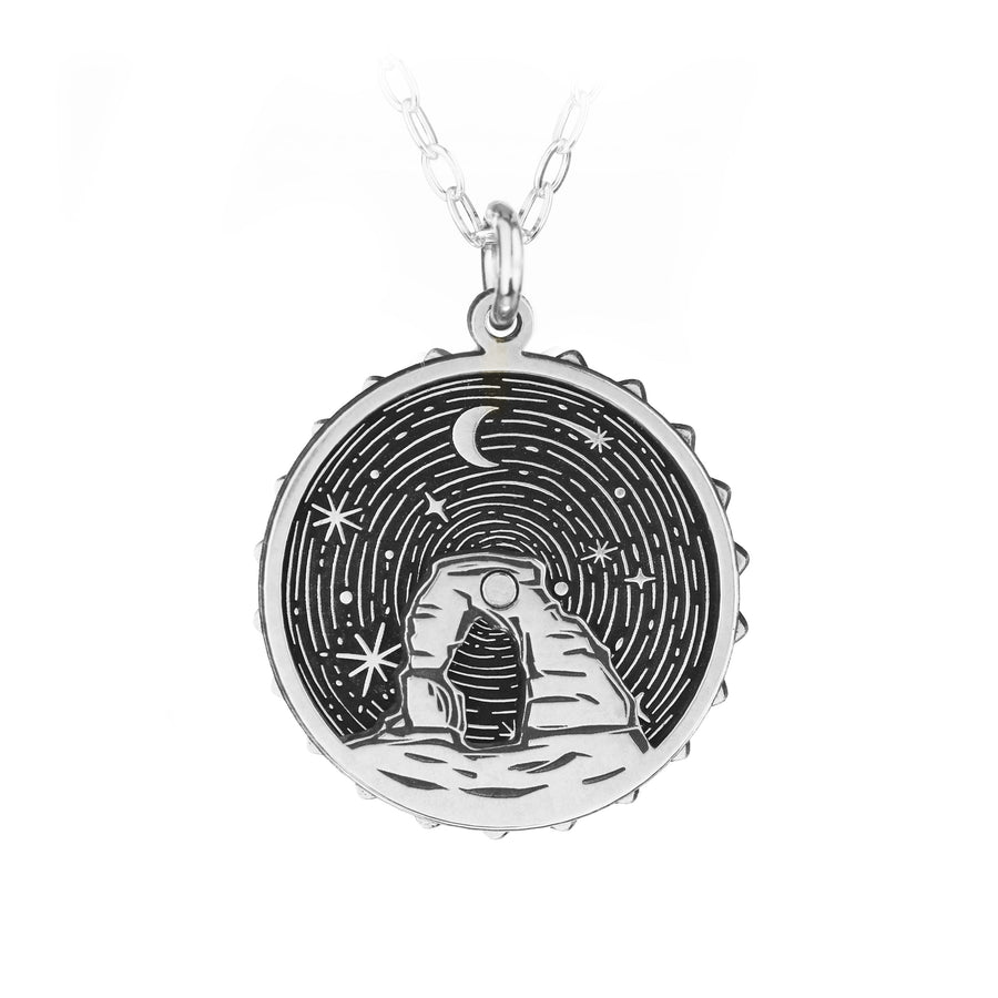 Celestial Arch Spinning Necklace
