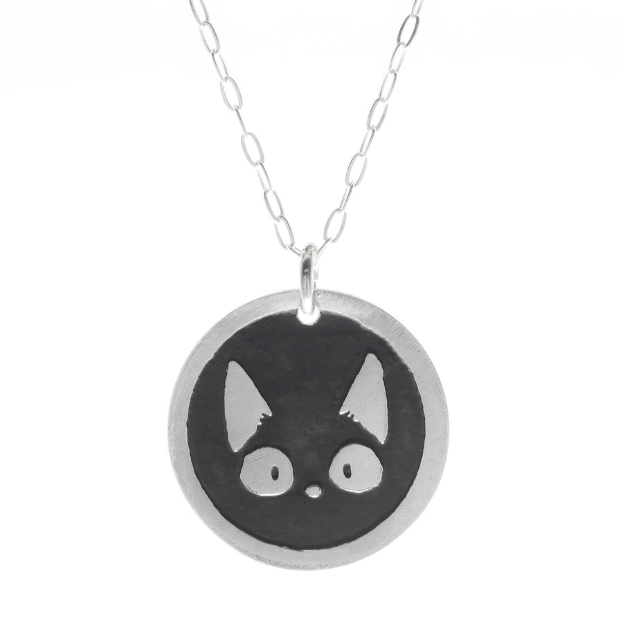 Cat Round Necklace