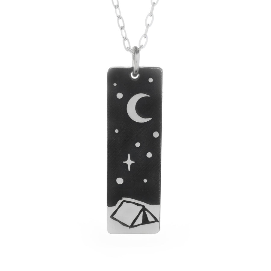 Sleep Under The Stars Wide Bar Necklace