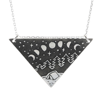 Wanderlust Triangle Necklace