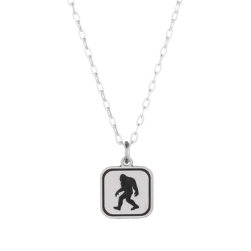 Bigfoot Sign Necklace