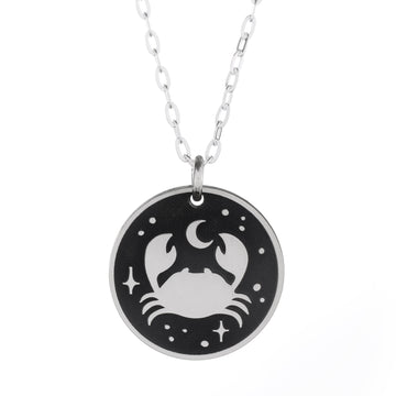 Crab Nebula Round Necklace