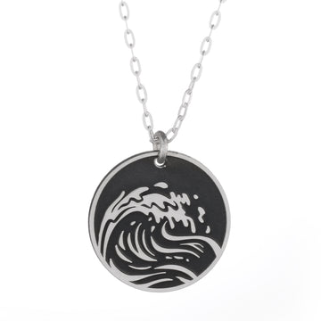 Wind Wave Round Necklace