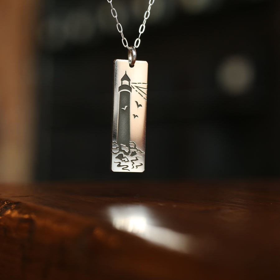 Seaside Journey Wide Bar Necklace