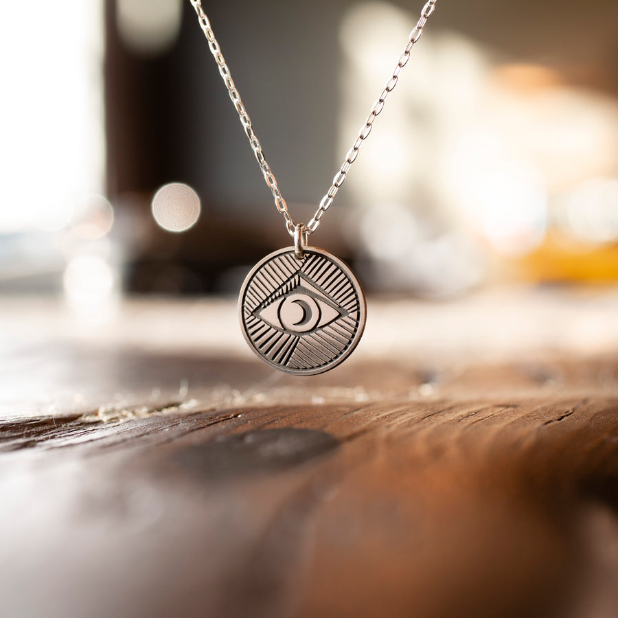 Evil Eye Round Necklace