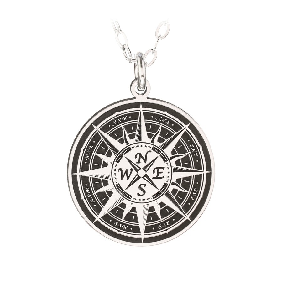Let’s Get Lost Compass Necklace