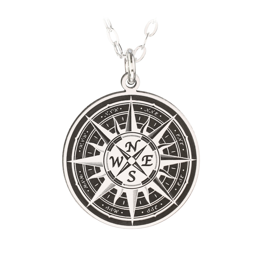 Let’s Get Lost Compass Necklace