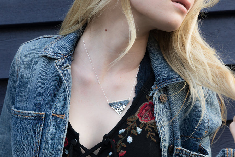 Under the Sky Triangle Necklace