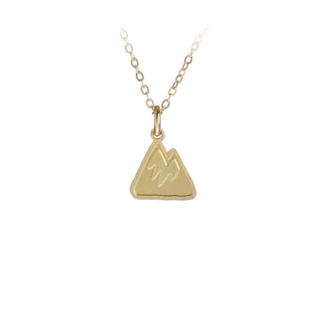 Mountain Tiny Gold-Fill Necklace