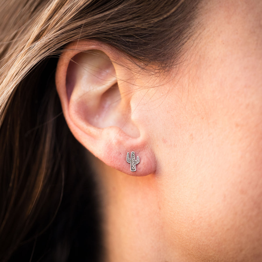 Cactus Stud Earrings