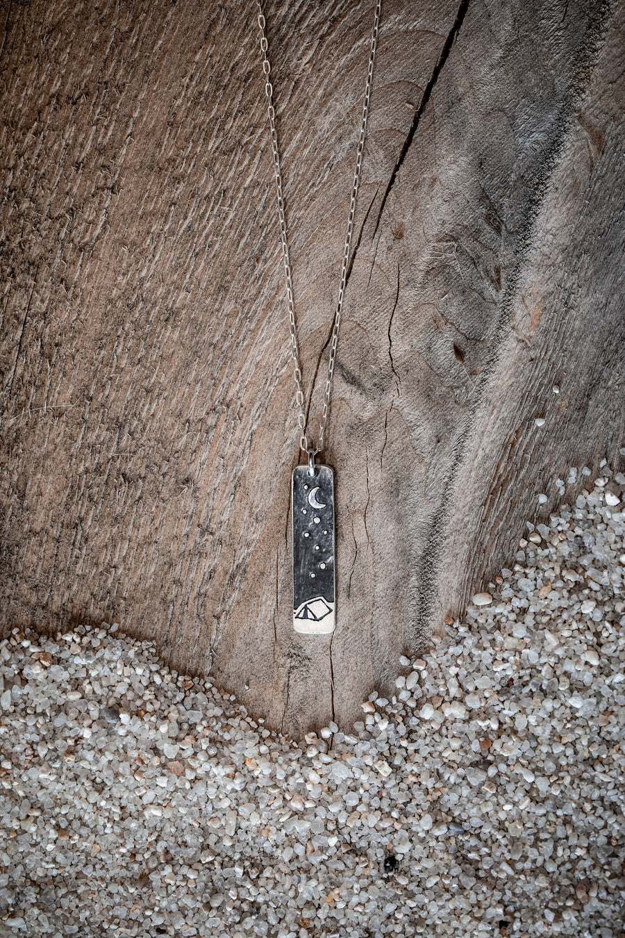 Sleep Under The Stars Wide Bar Necklace
