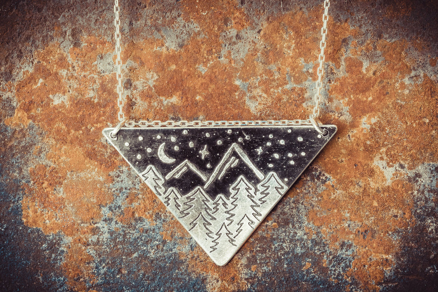 Under the Sky Triangle Necklace