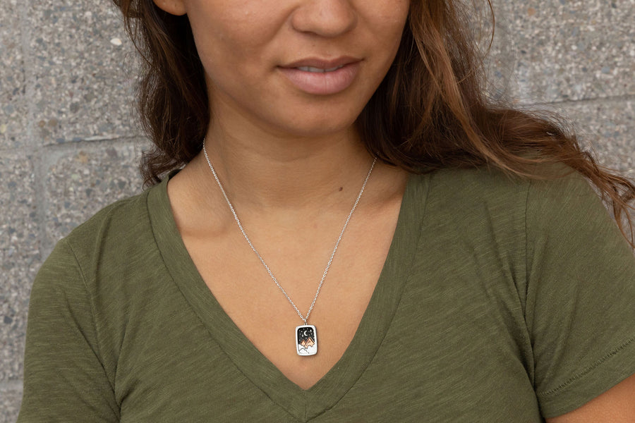 Golden Mountains Layered Necklace
