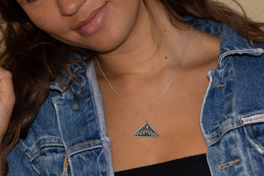 Forest Triangle Necklace