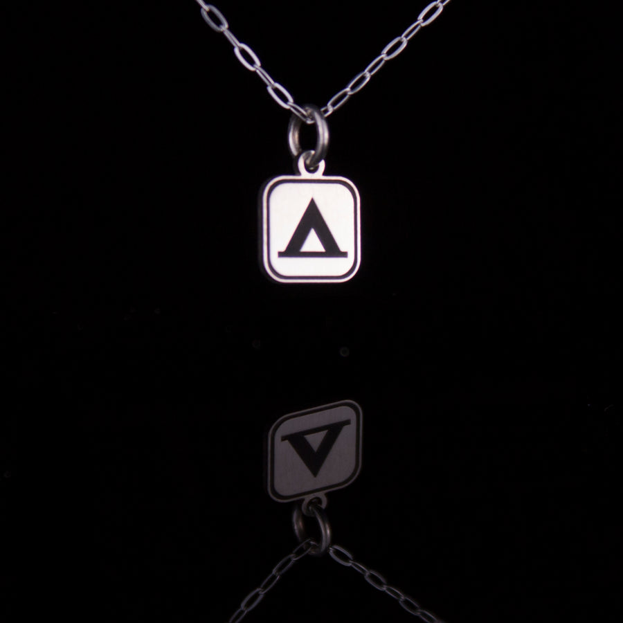 Camping Sign Necklace