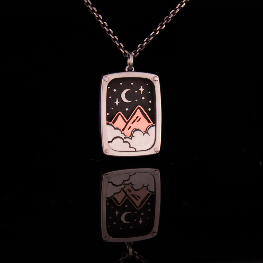 Golden Mountains Layered Necklace